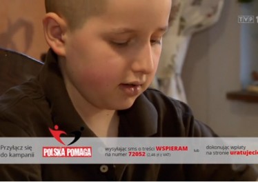 Jonatan w Polska Pomaga! Poznajcie całą rodzinkę.