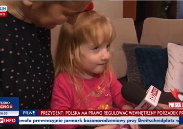 Polska Pomaga. Reporterzy TVP z wizytą w domu Kasi.