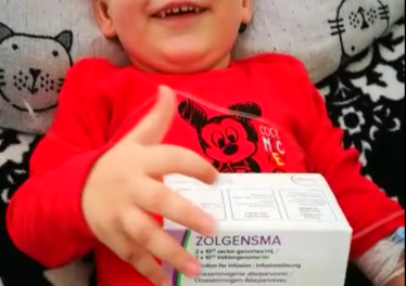 Olek już po przyjęciu terapii genowej Zolgensma!